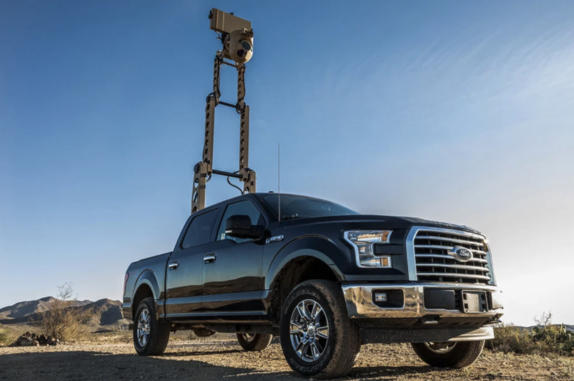 US Customs and Border Protection Ford F-250 with thermal imaging-based surveillance system