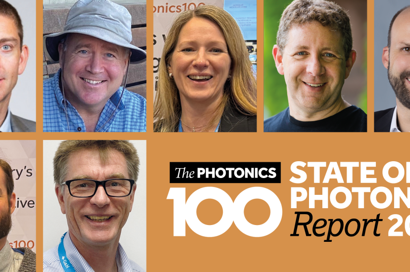 Faces from the Photonics100 above a logo for the State of Photonics 2026 report