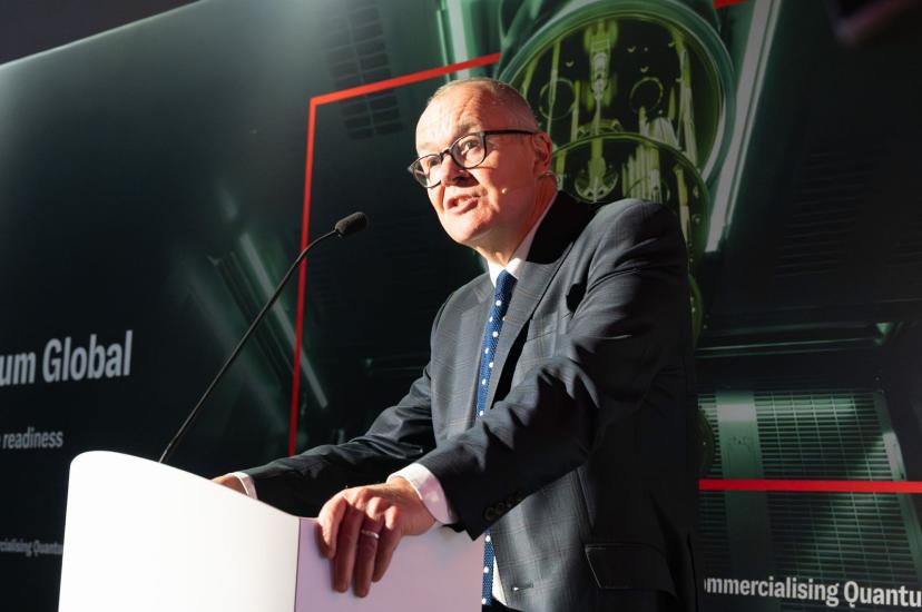 Lord Patrick Vallance speaking at Commercialising Quantum Global 2026