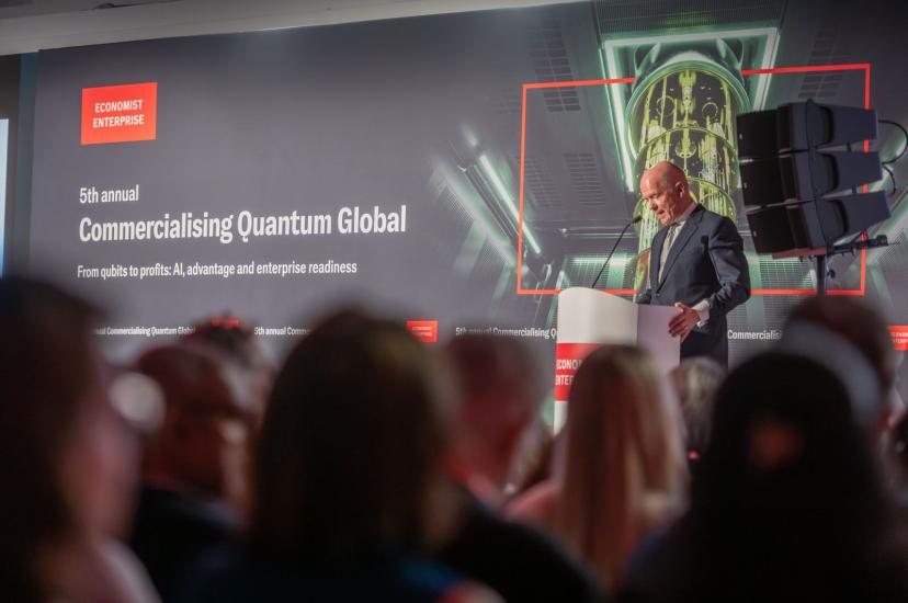 Lord William Hague speaking at Commercialising Quantum Global 2026