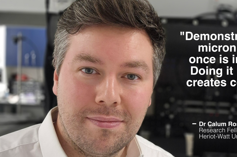 Dr Calum Ross, Research Fellow at Heriot-Watt University