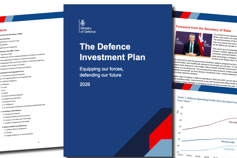 UK Government Defence Investment Plan