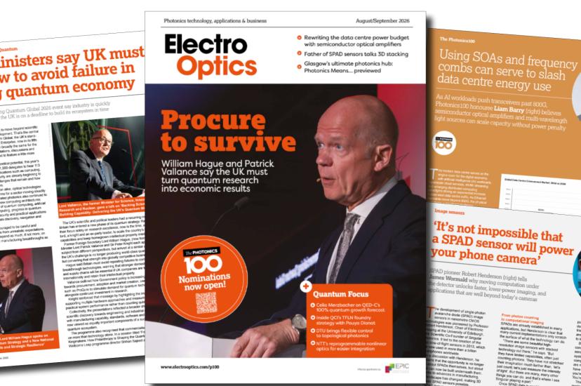 Aug/Sep 2026 issue of Electro Optics