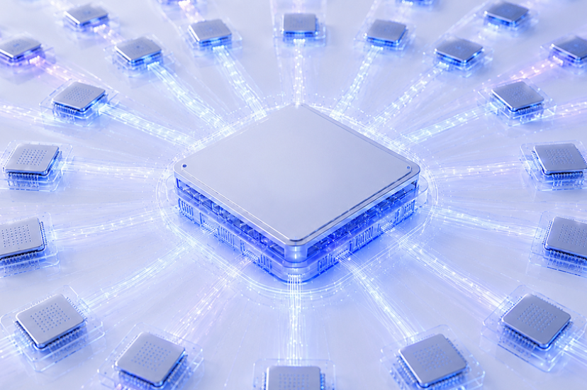 AI network representation in hyperscaler data centre