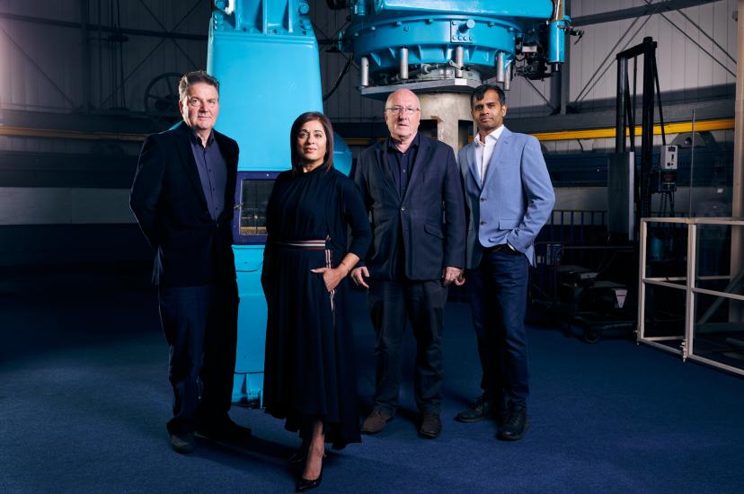 Singular Photonics founders Neil Finlayson, Shahida Imani, Robert Henderson and Aravind Venugopalan