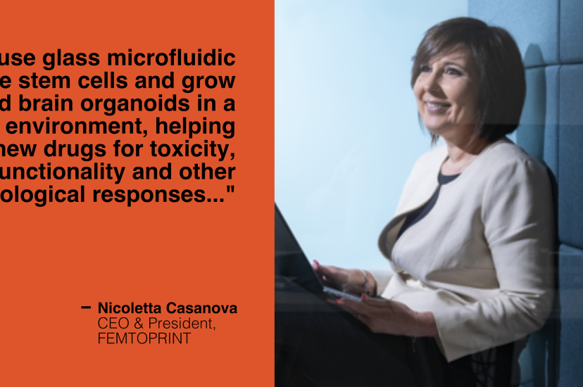 Nicoletta Casanova, CEO and President of FEMTOPRINT
