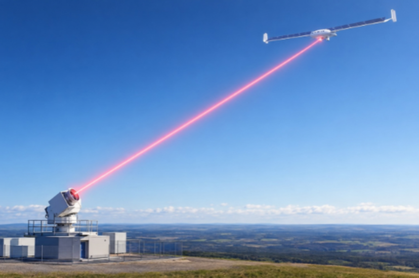 Laser power beaming demonstration