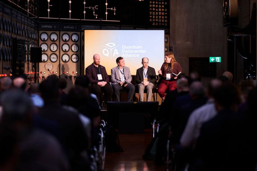 Panel discussion featuring Michael Hush, Ben Bloom and Alex Moylett