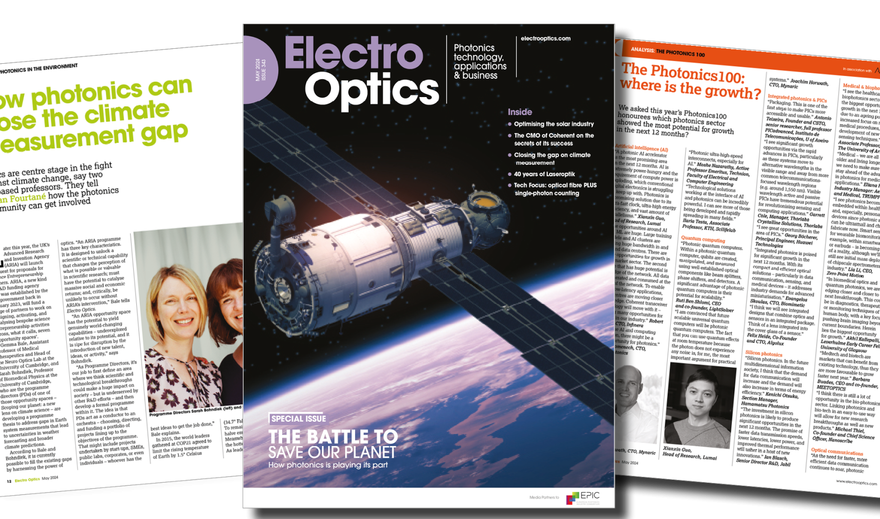 Introducing the May issue of Electro Optics