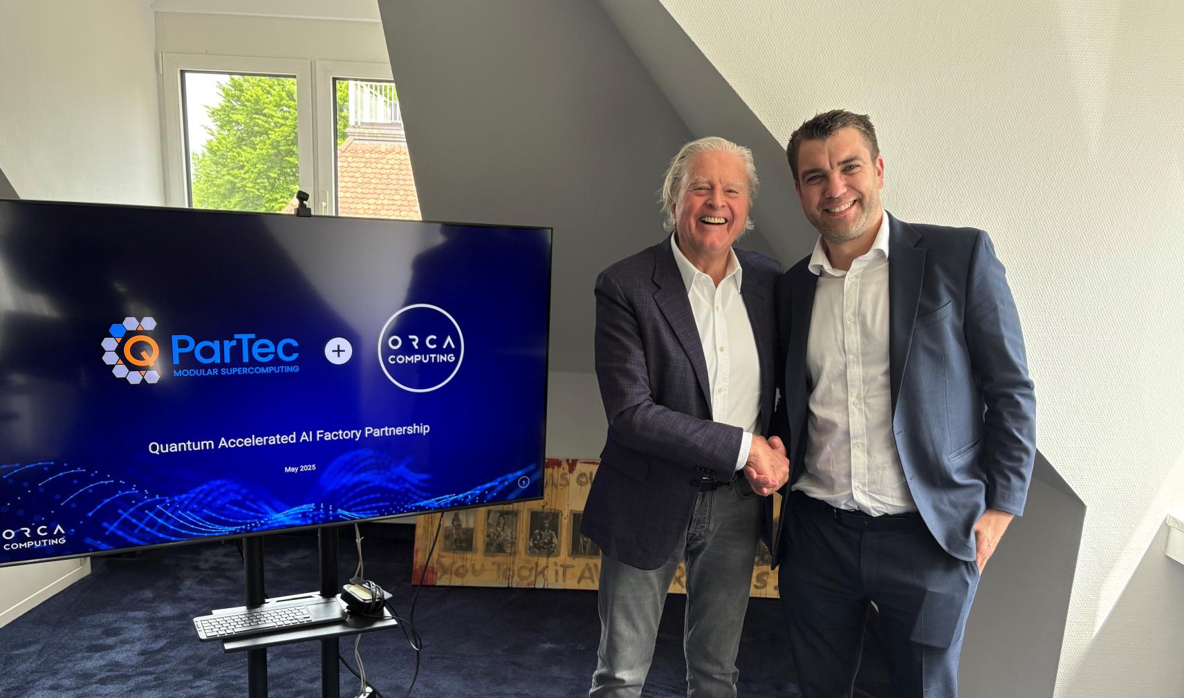 ParTec CEO, Bernhard Frohwitter (left) and ORCA Computing CEO, Richard Murray