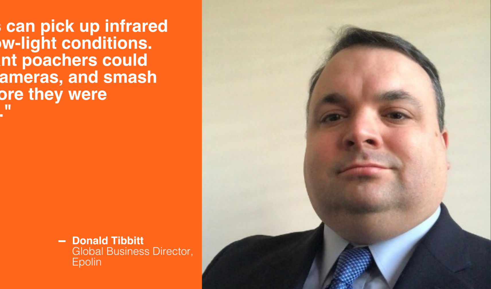 Donald Tibbitt, Global Business Director, Epolin