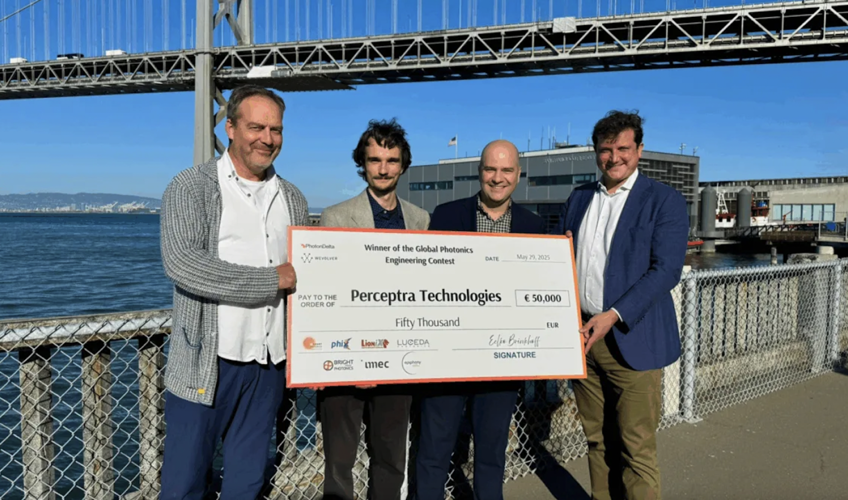 Perceptra’s real-time molecular sensor won PhotonDelta’s Global Photonics Engineering prize
