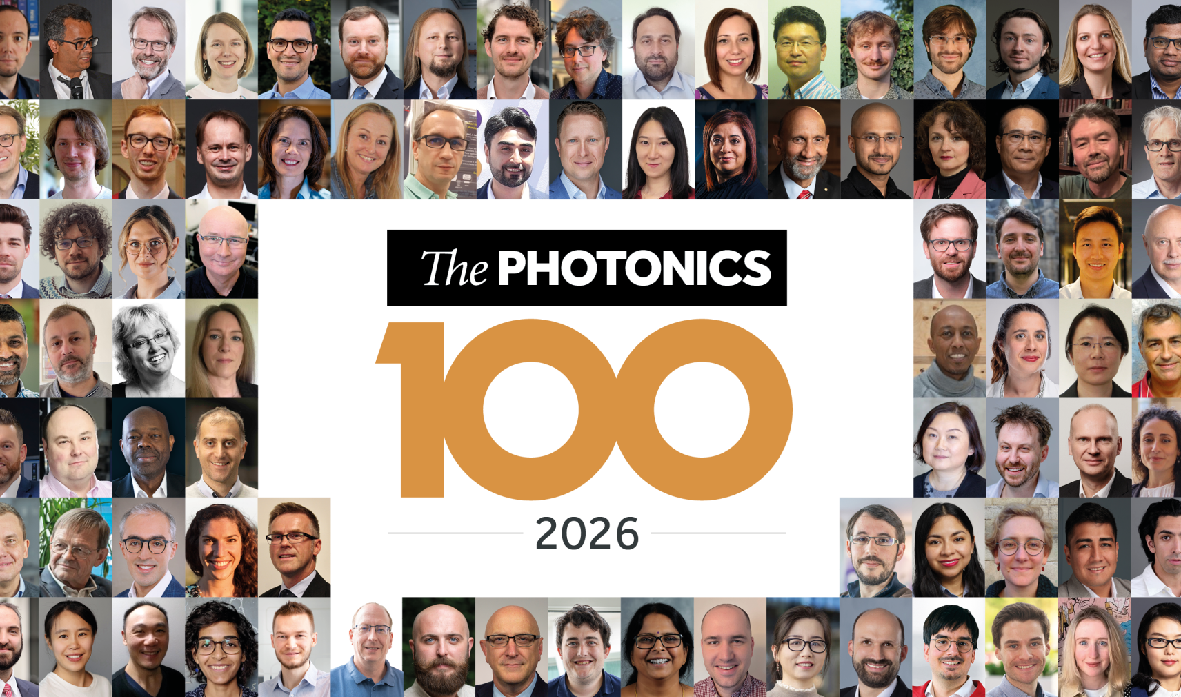 The faces of the Photonics100 2026