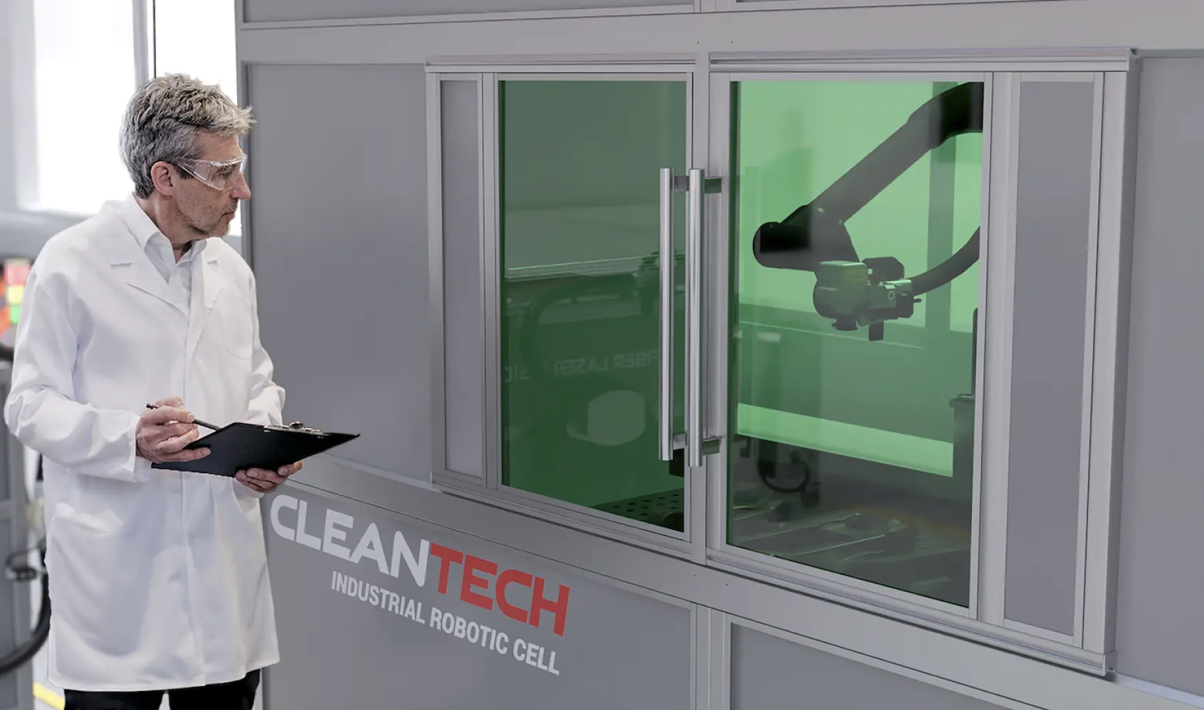 Laser Photonics’ CleanTech Industrial Robotic Cell 6040