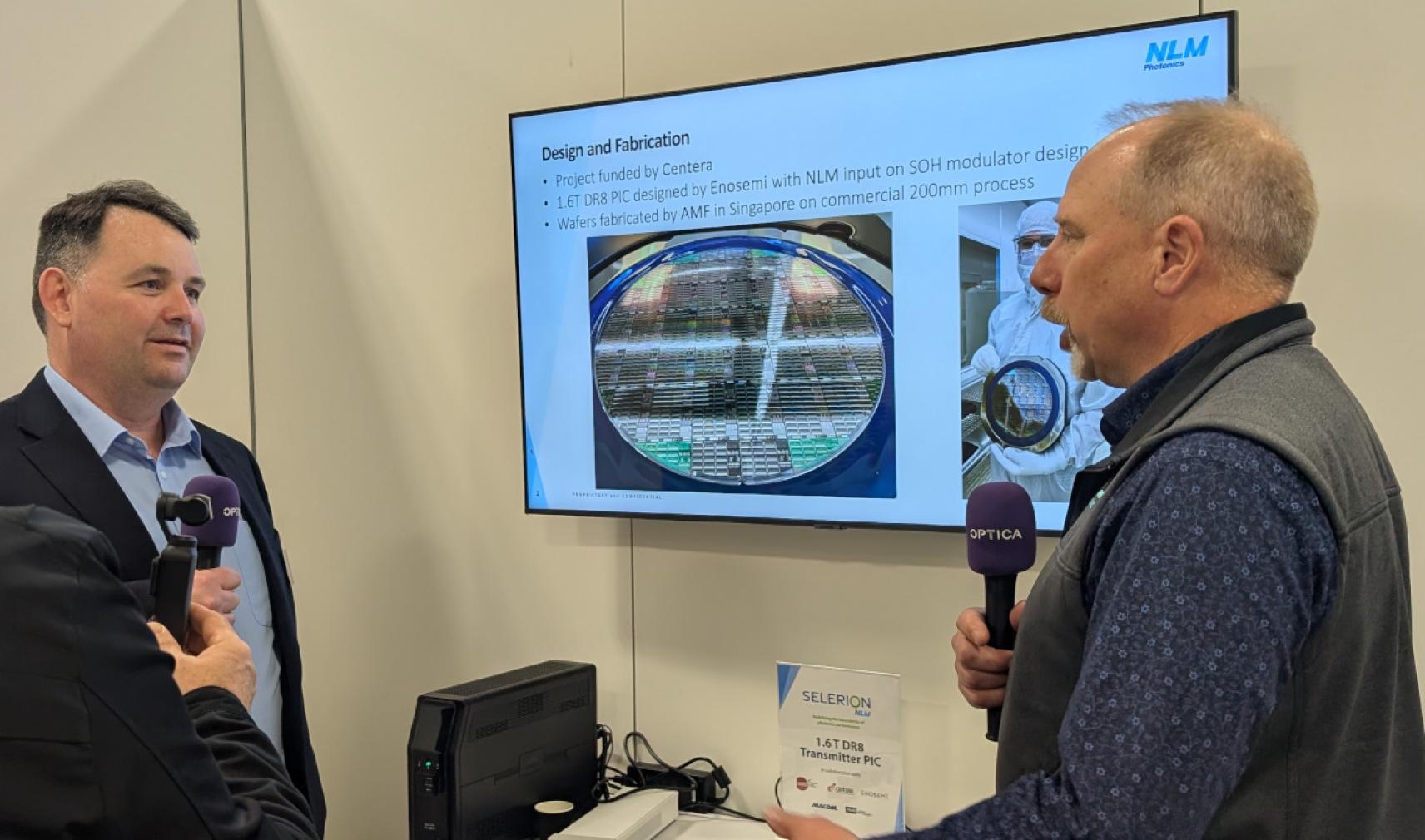 Brad Booth demonstrates 1.6T SOH PIC