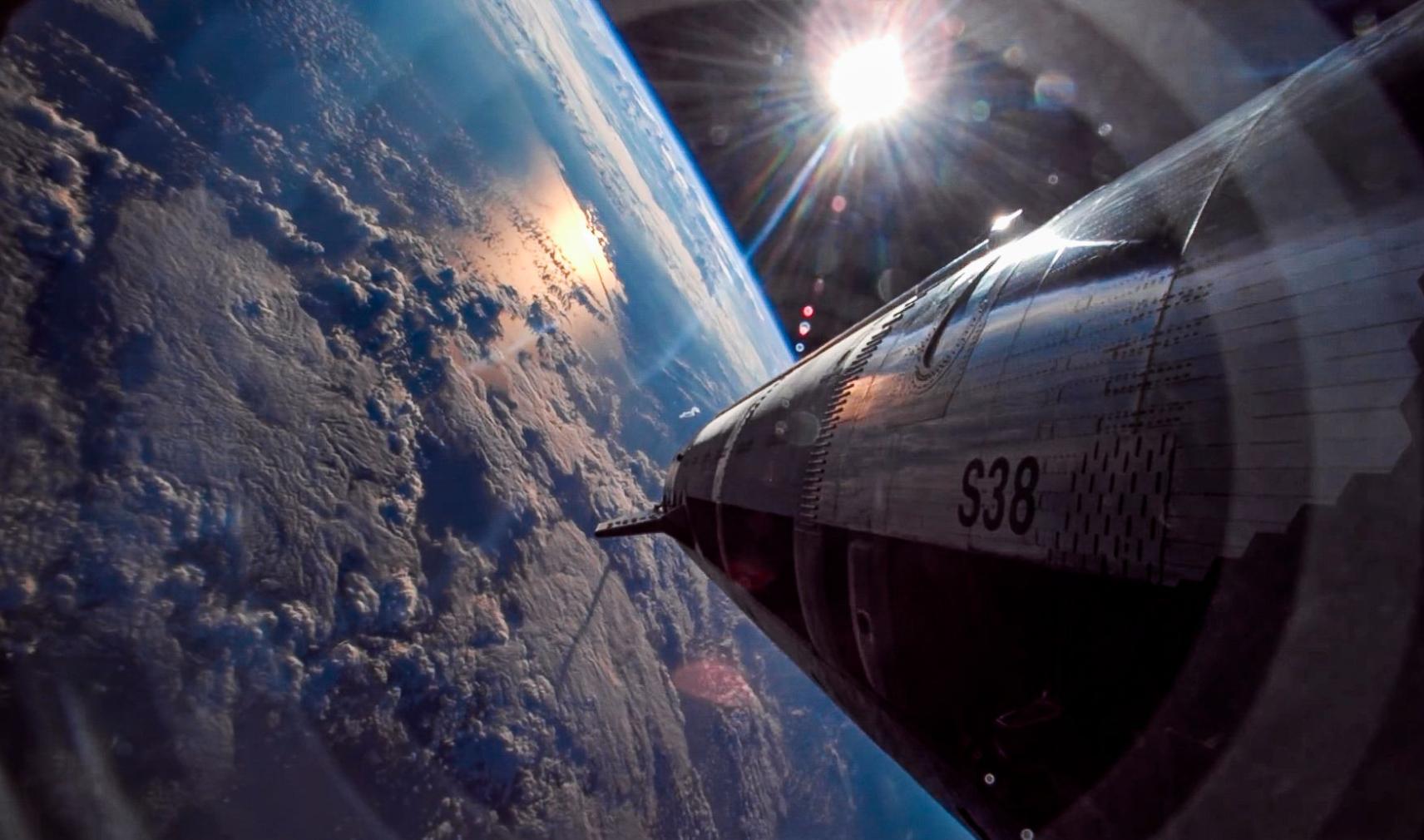 Satellite above Earth