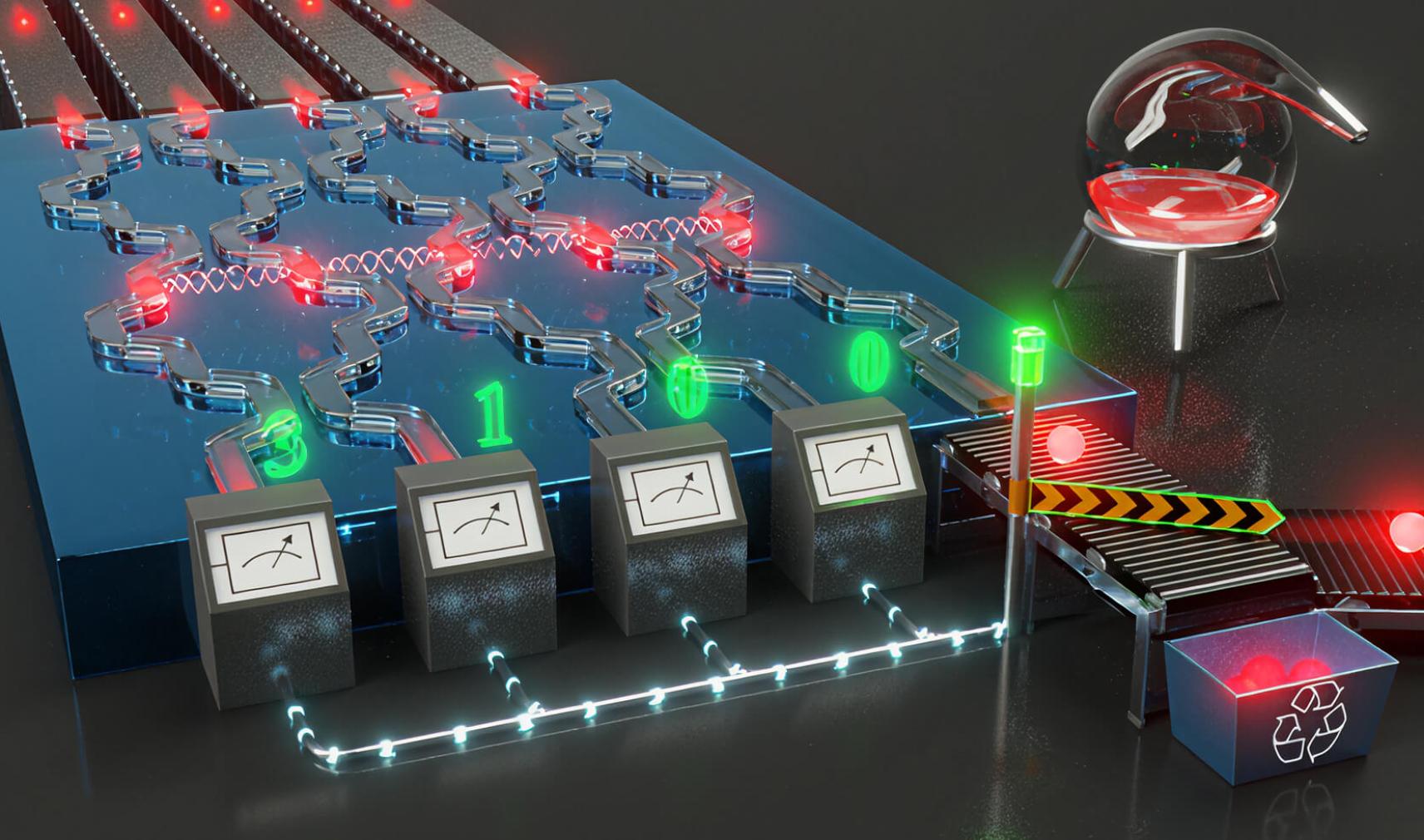 Below-threshold quantum error correction system from QuiX Quantum