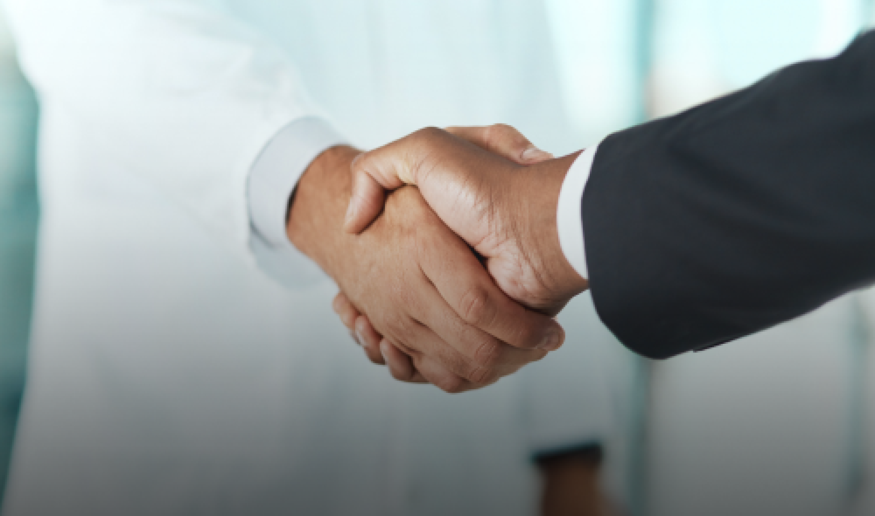 Handshake on a business deal