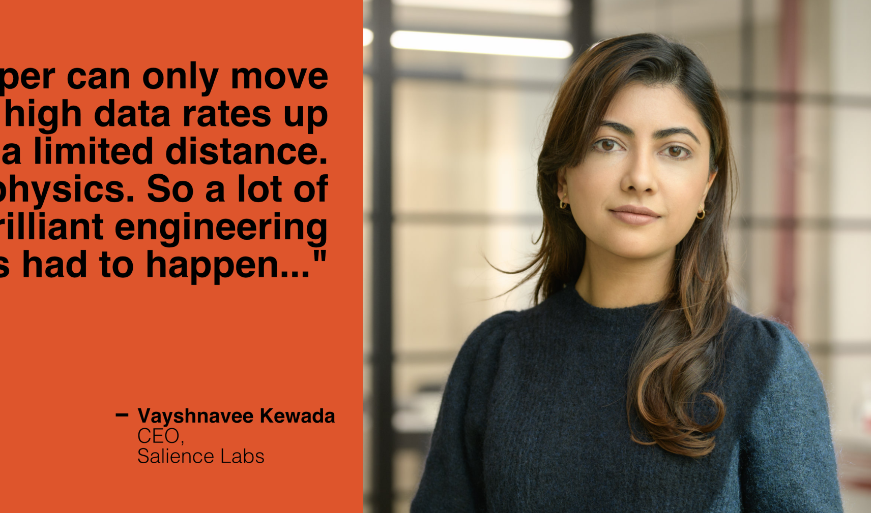 Vayshnavee Kewada, CEO of Salience Labs