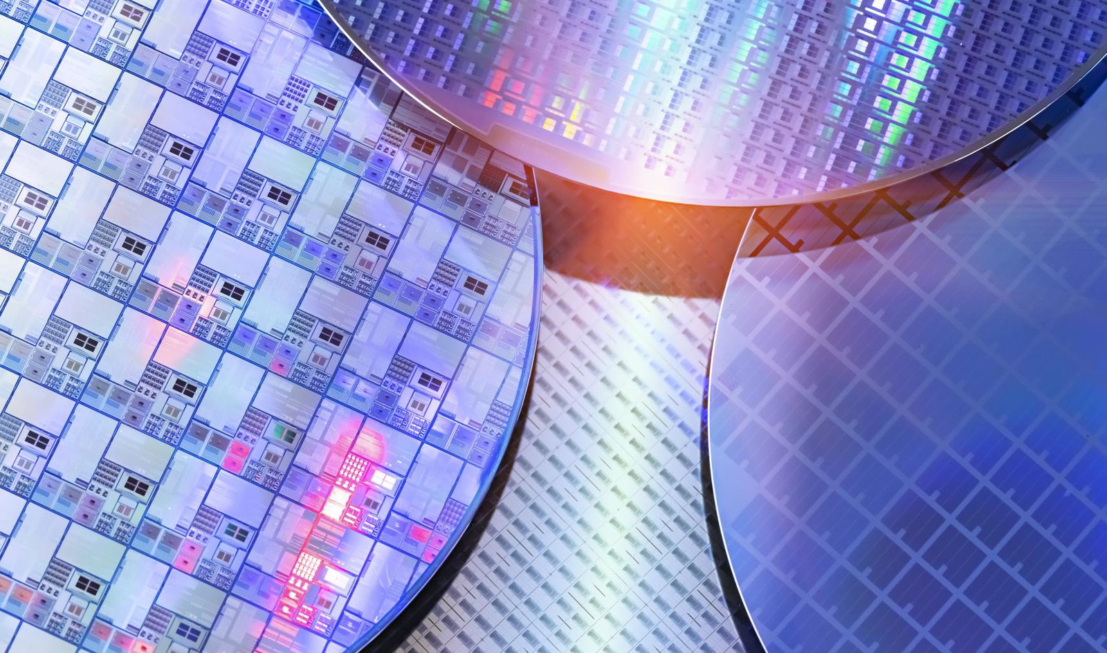 group of large wafers