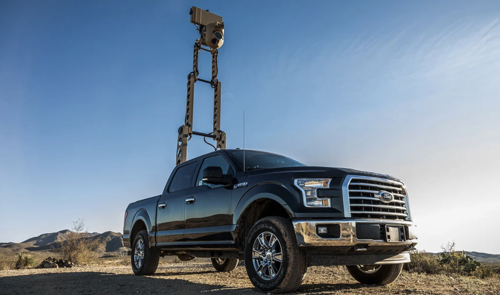 US Customs and Border Protection Ford F-250 with thermal imaging-based surveillance system