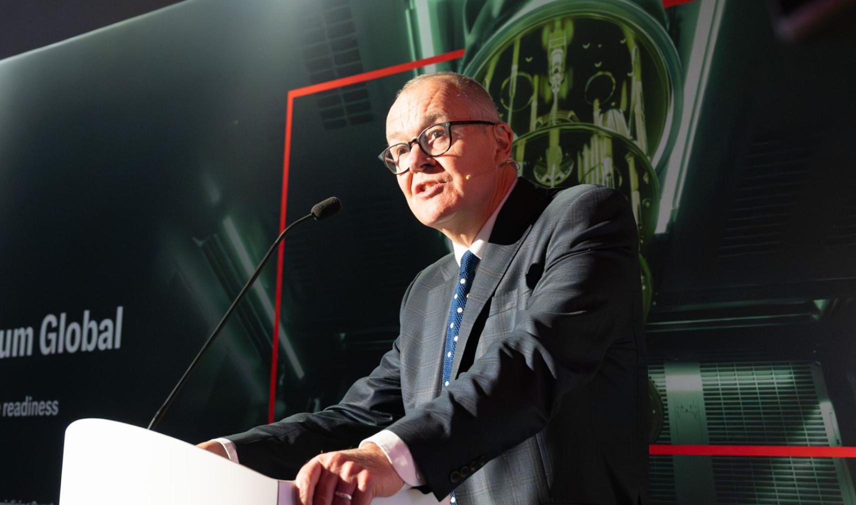 Lord Patrick Vallance speaking at Commercialising Quantum Global 2026