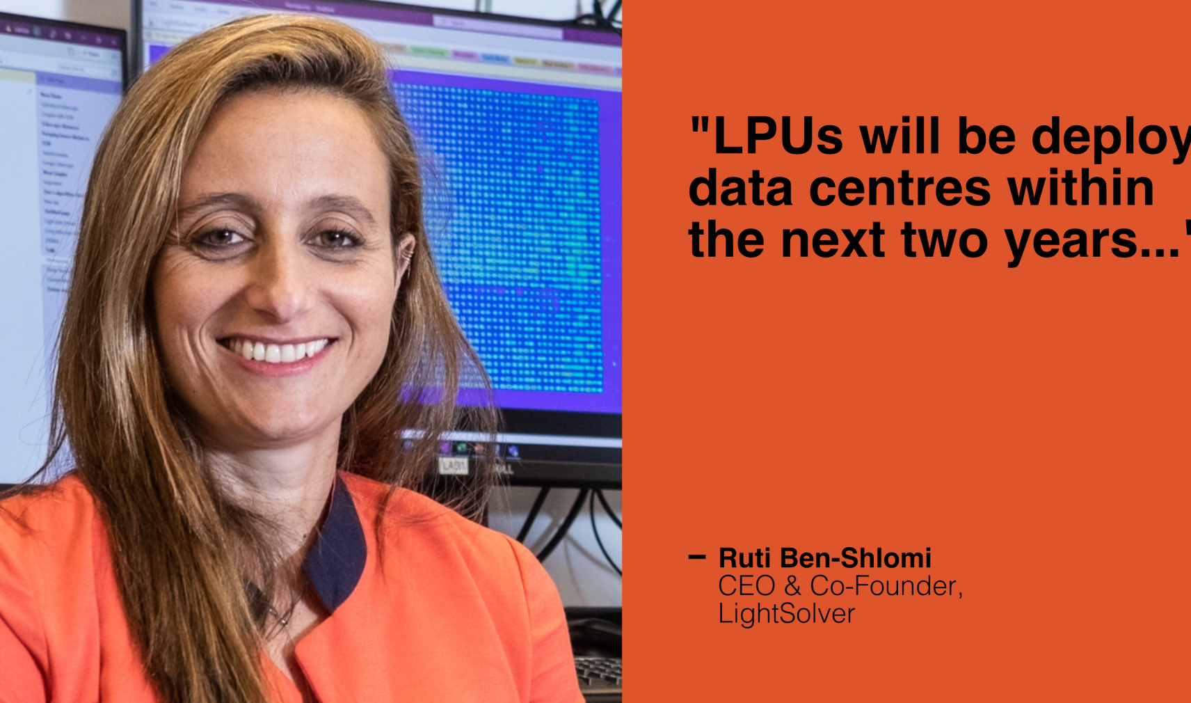 Ruti Ben-Shlomi, CEO, LightSolver