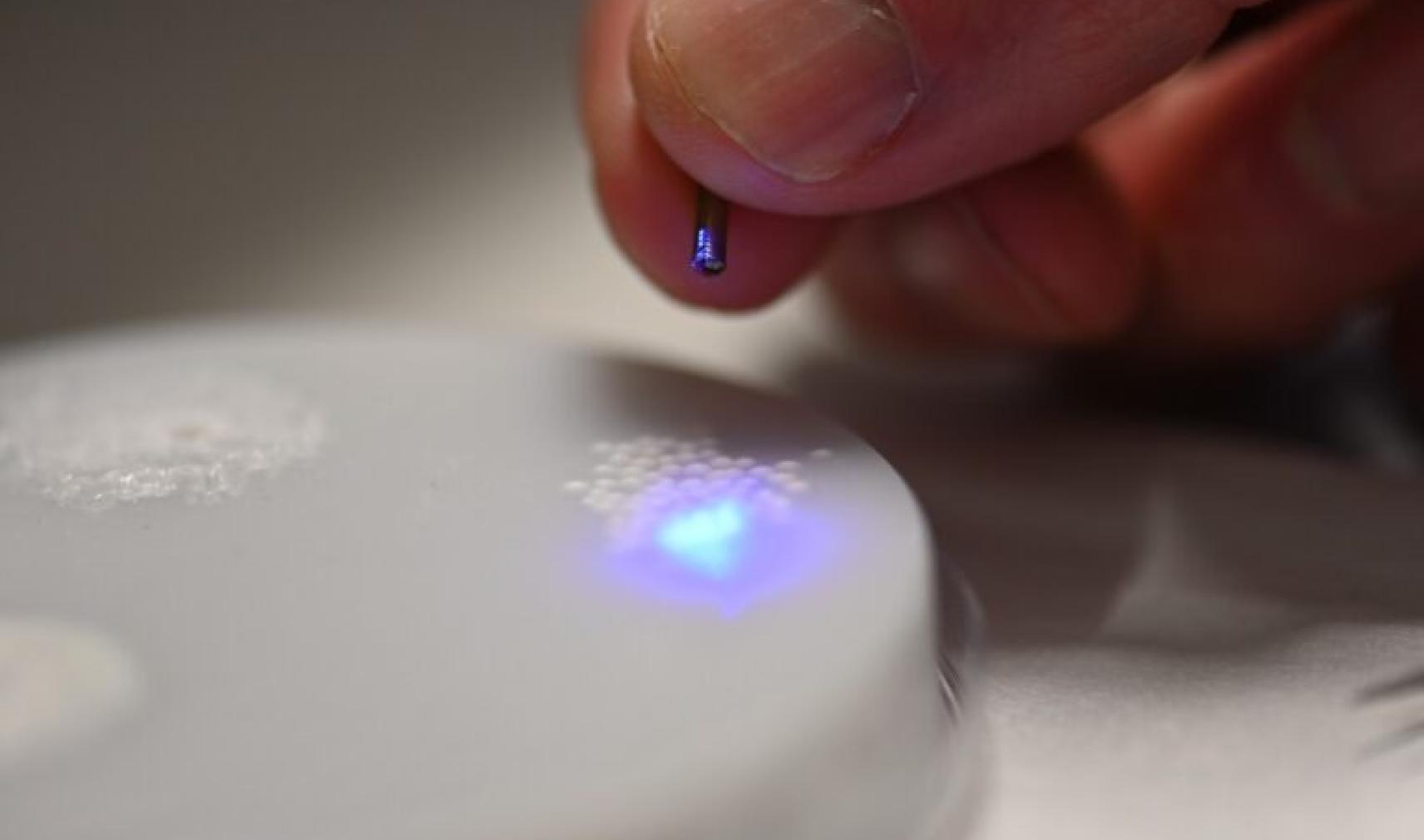 Chip-on-tip micro-camera on the tip of a miniature device