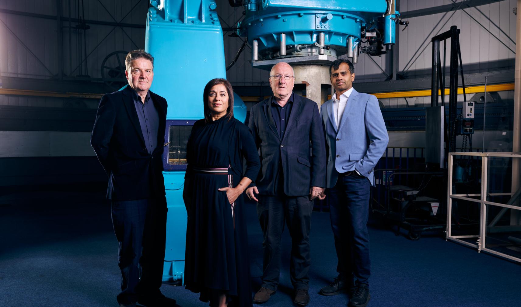 Singular Photonics founders Neil Finlayson, Shahida Imani, Robert Henderson and Aravind Venugopalan