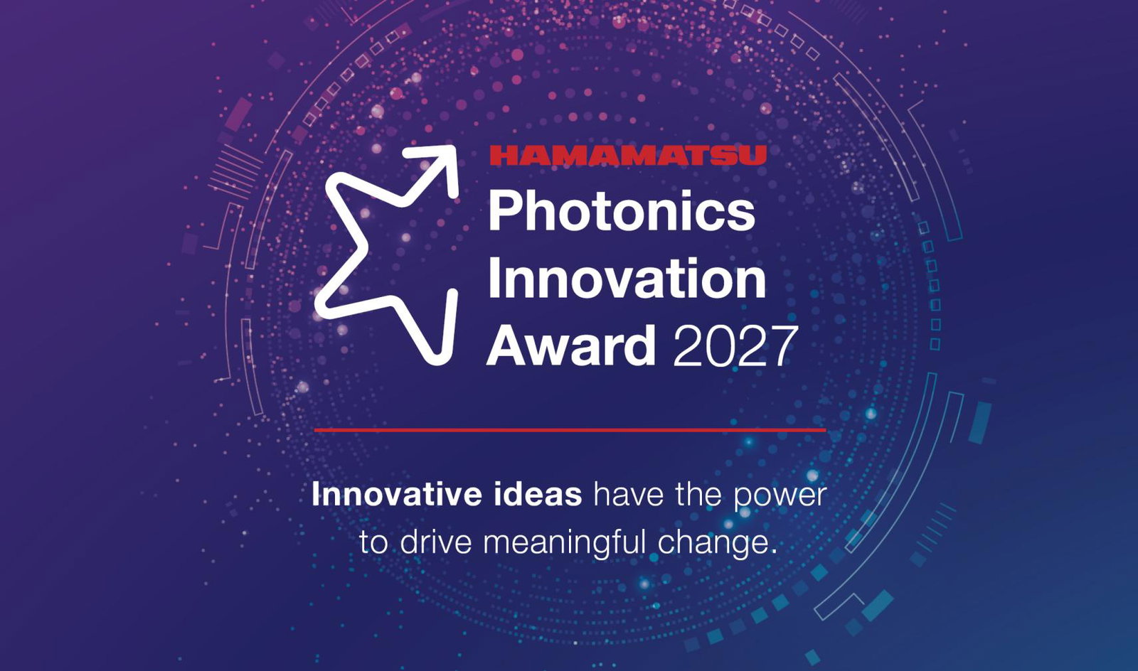 Hamamatus Photonics Innovation Award 2027
