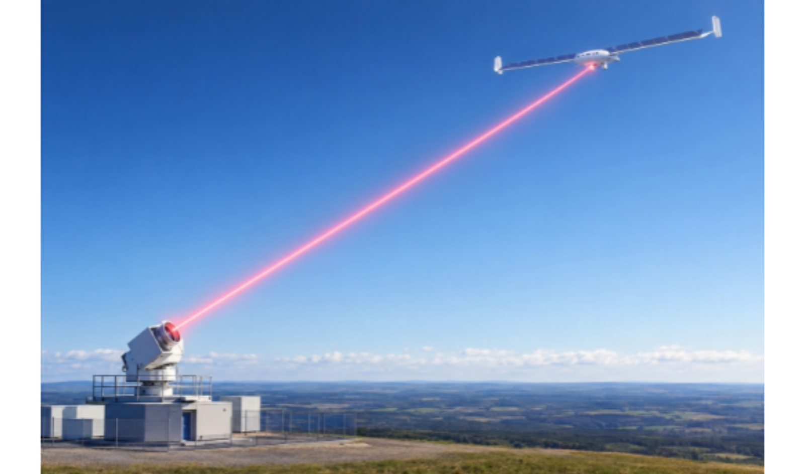 Laser power beaming demonstration