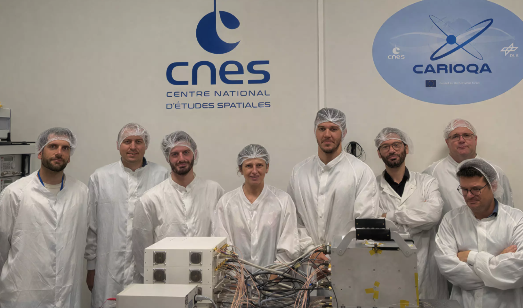 CNES / Exail team on the CARIOQA Pathfinder mission project