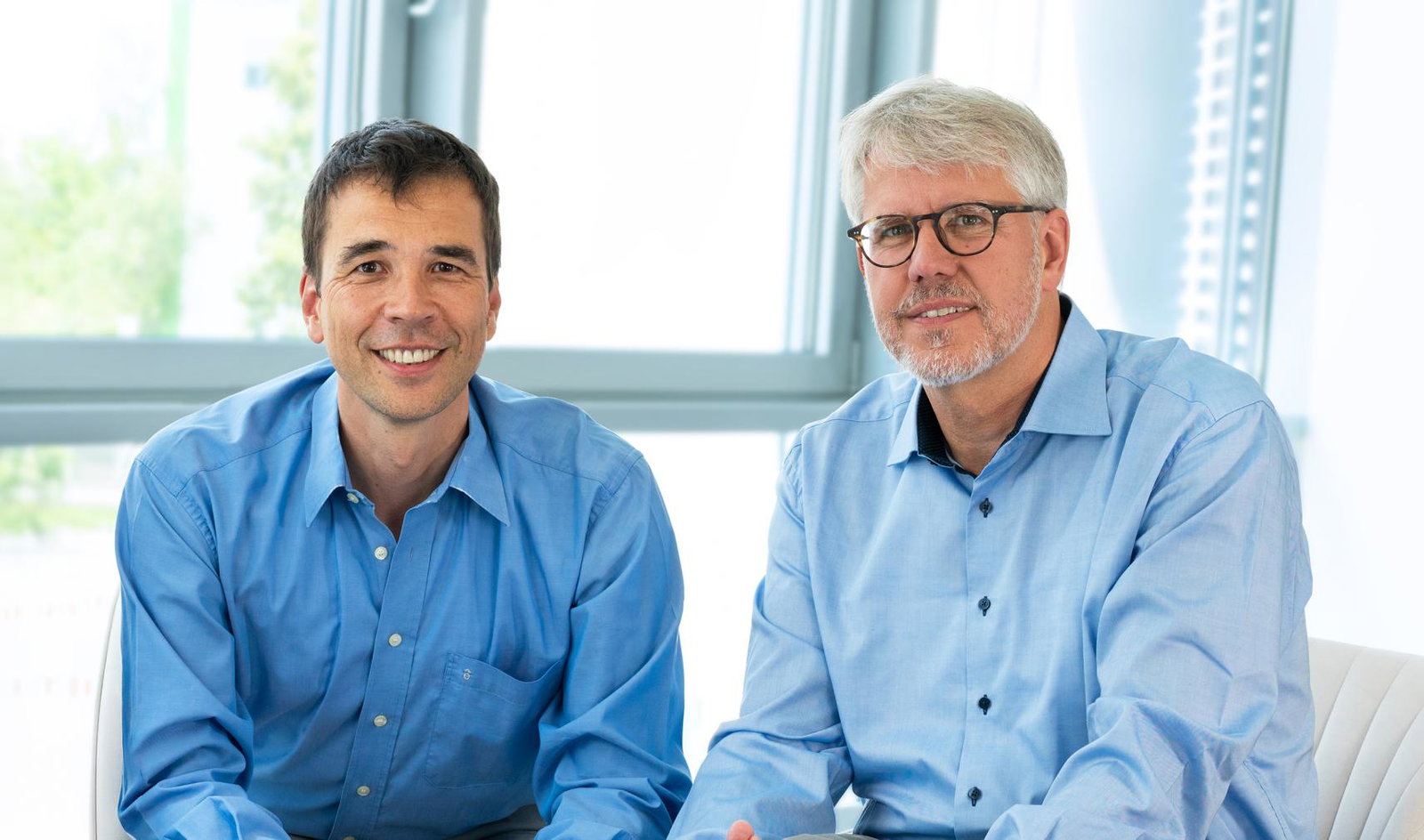 Dr Frank Lison and Dr Wilhelm Kaenders from Toptica
