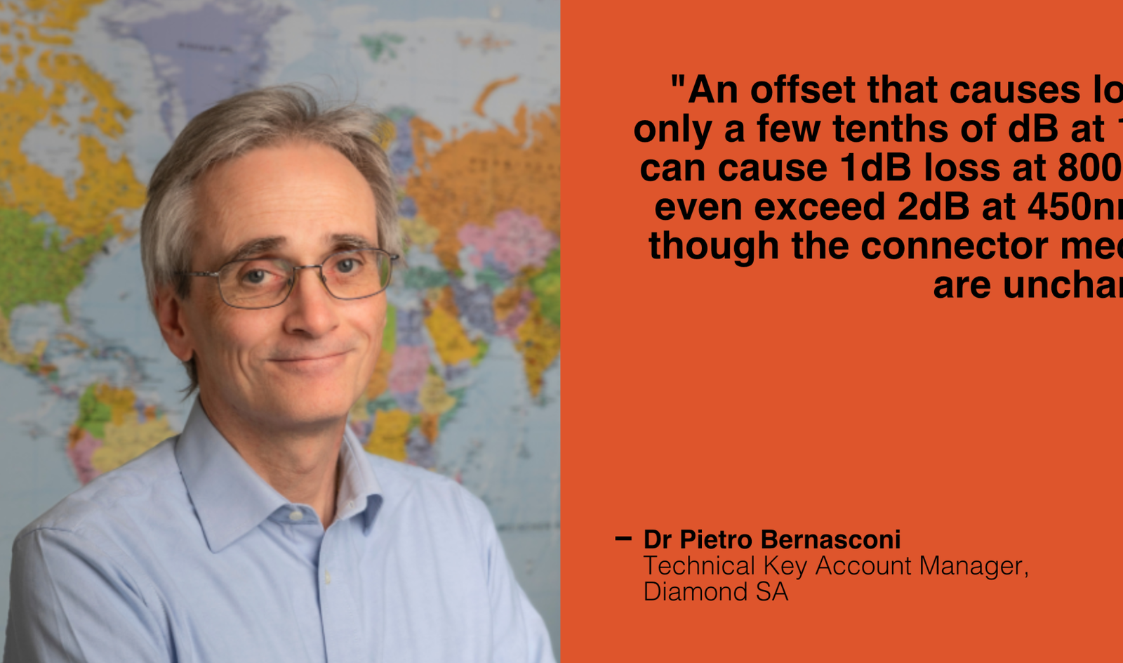 Dr Pietro Bernasconi is a Technical Key Account Manager at Diamond SA
