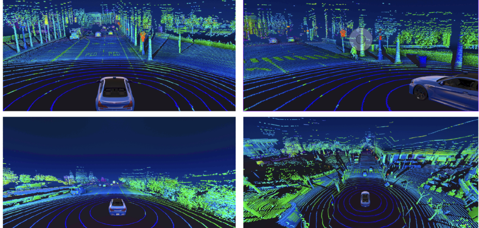 Automotive lidar scans