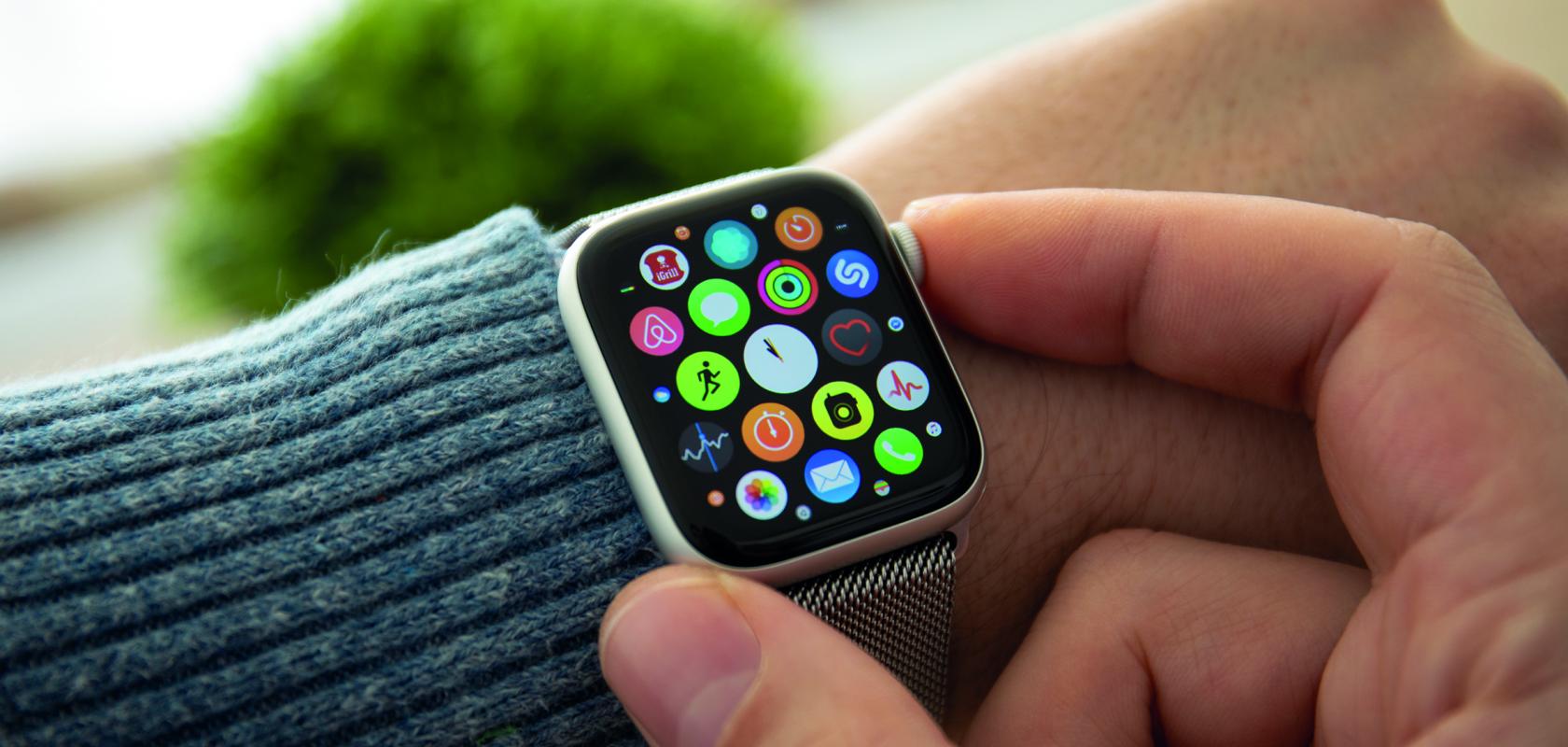 smart watch on a wrist