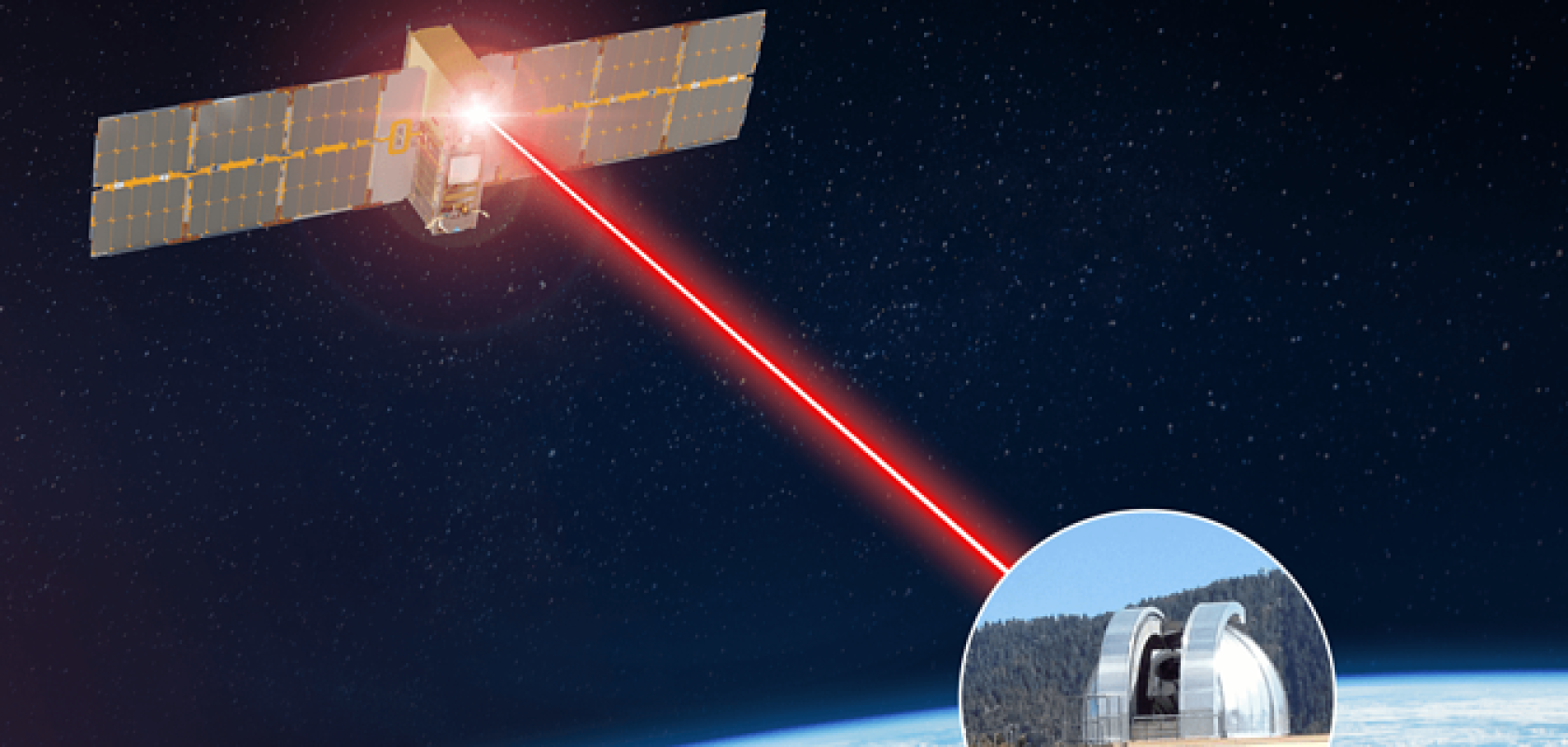 Laser communications hold more information than conventional radio systems, which could help scientists make more discoveries (Image: NASA)