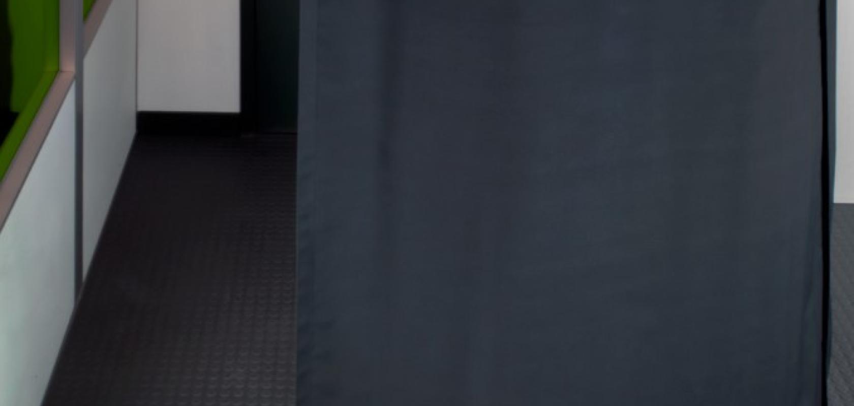 Flexguard Curtain Vestibule barrier from Kentek Flexguard Curtain Vestibule barrier from Kentek
