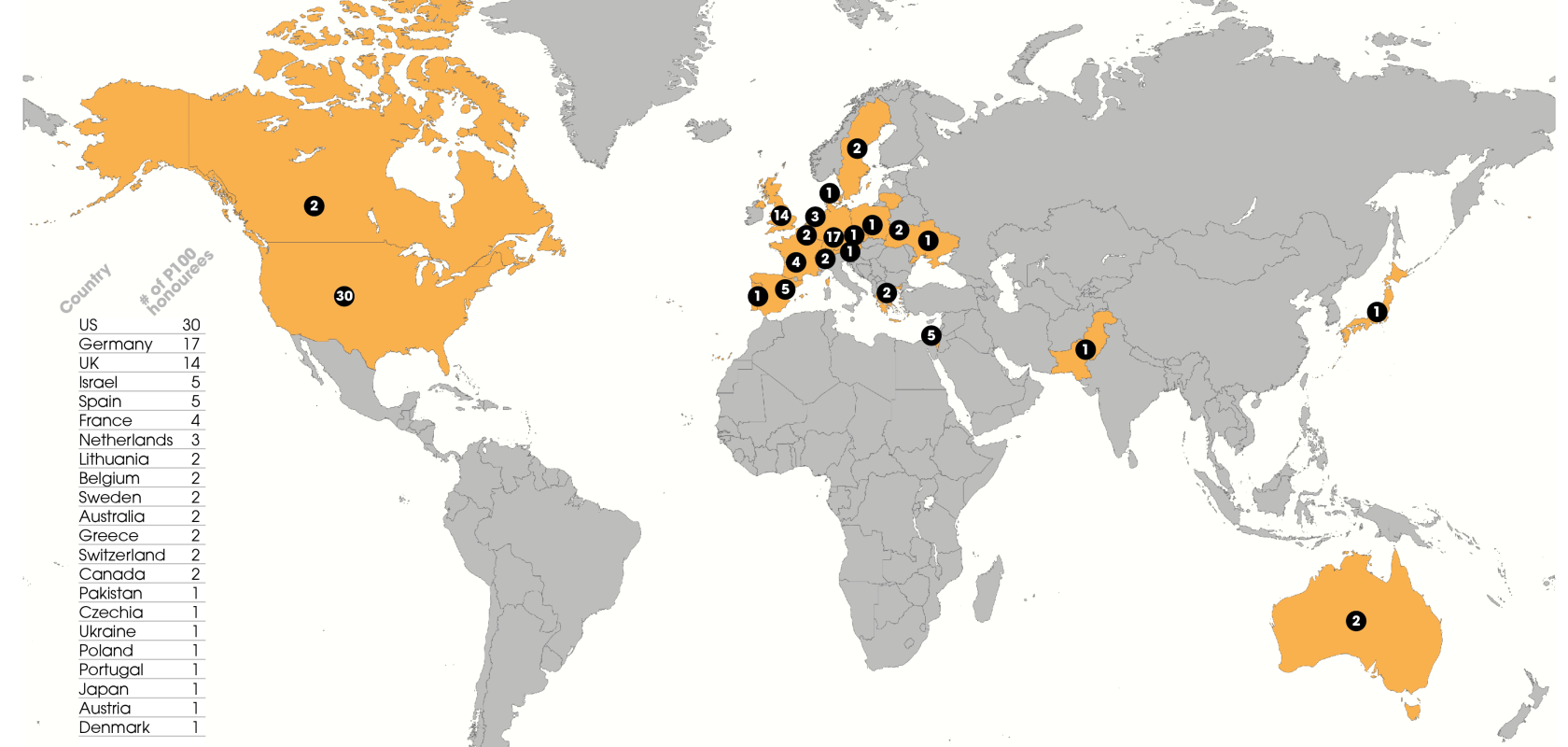 Photonics 100 2024 Map