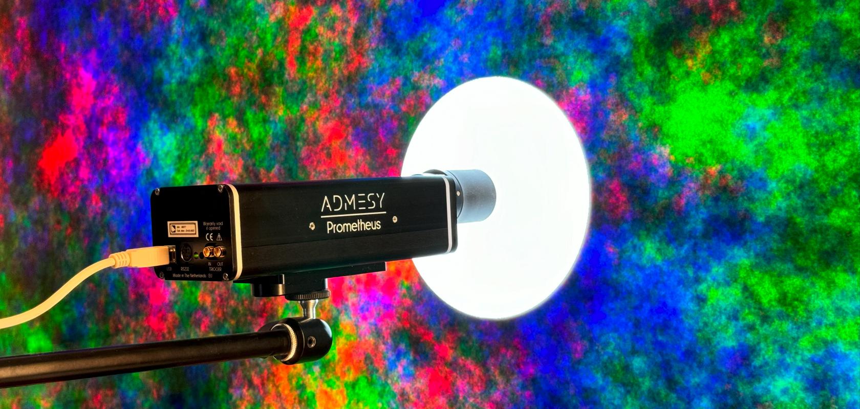 Admesy Prometheus Colorimeter performing critical HDR measurements