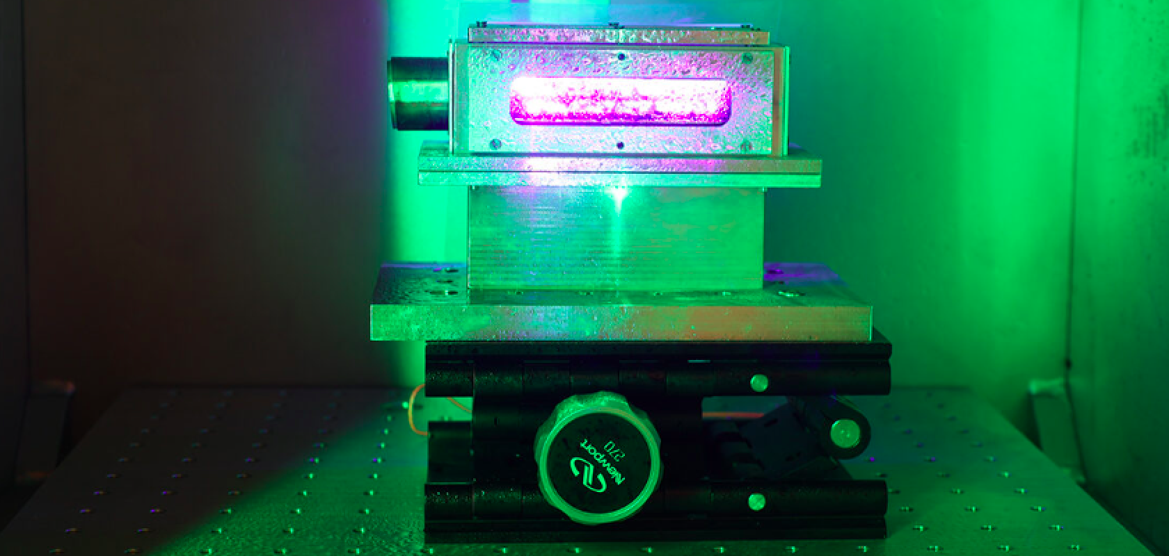 This gas cell is a key component of a 'compact wakefield laser accelerator' developed at The University of Texas (Image: UT News)