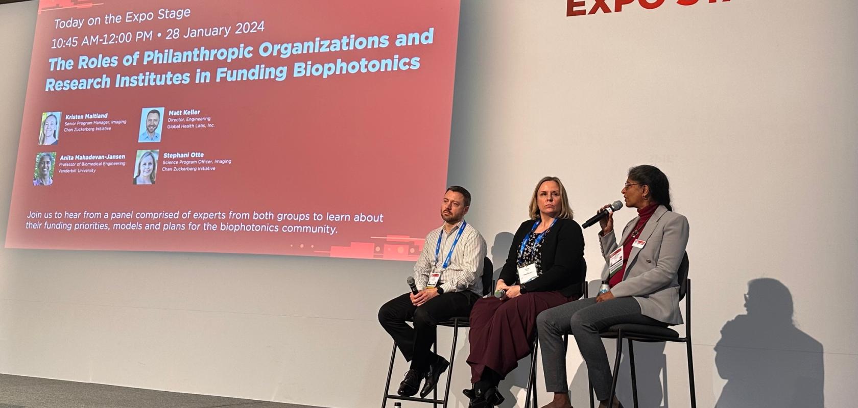 Bios Expo panel at Photonics West 2024 Bios Expo panel at Photonics West 2024