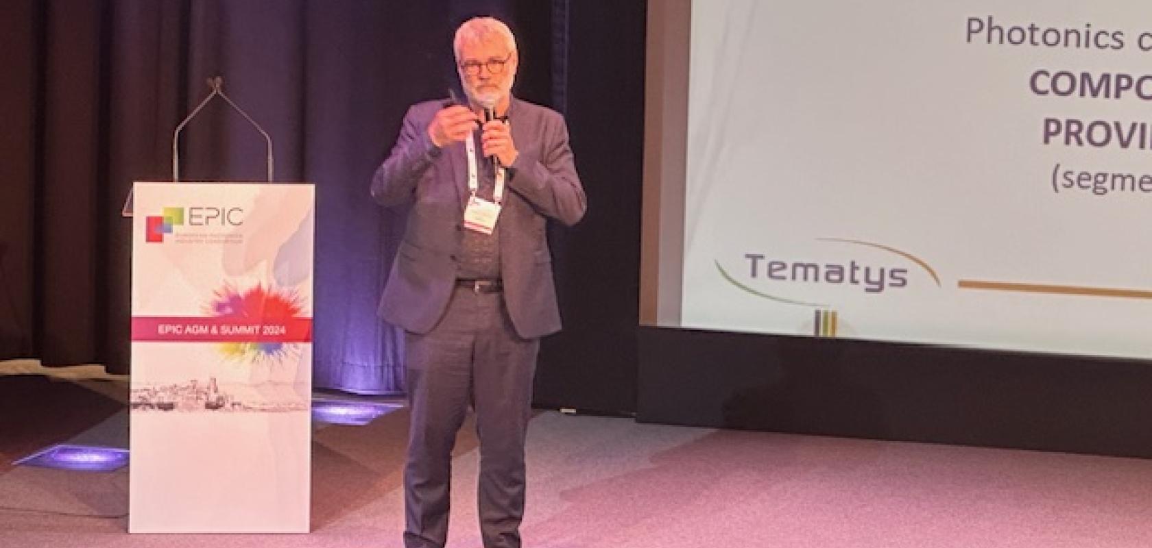 Benoit d’Humieres from Tematys at EPIC's 2024 summit Benoit d’Humieres from Tematys