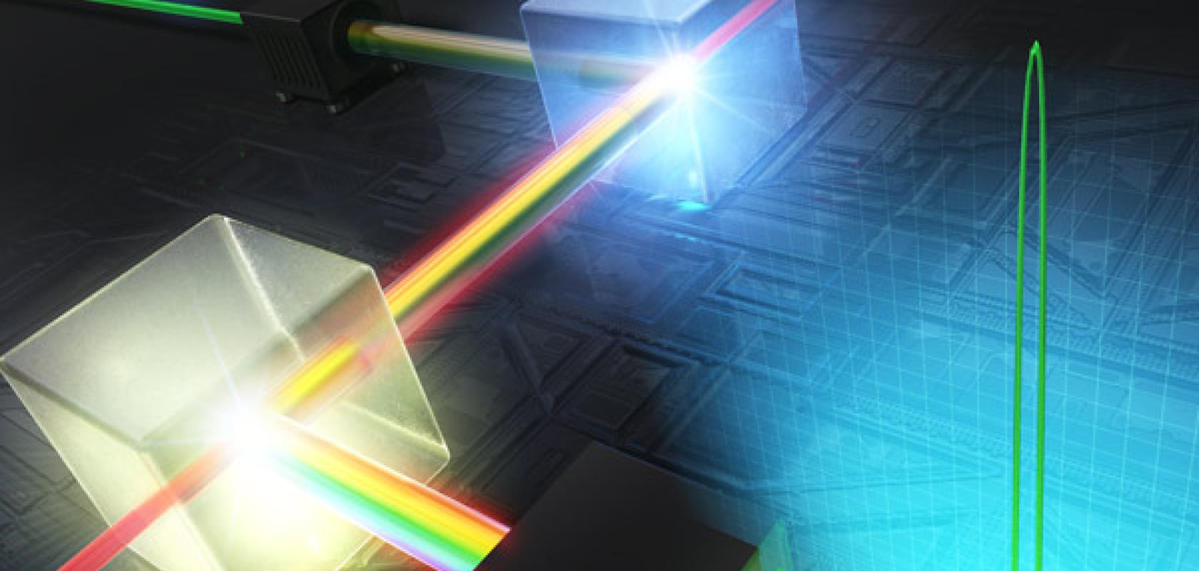 dual-chirped optical parametric amplification (DC-OPA) method By amplifying complementary regions of the spectrum, Takahashi and Xu’s advanced dual-chirped optical parametric amplification (DC-OPA) method involves just two crystals.