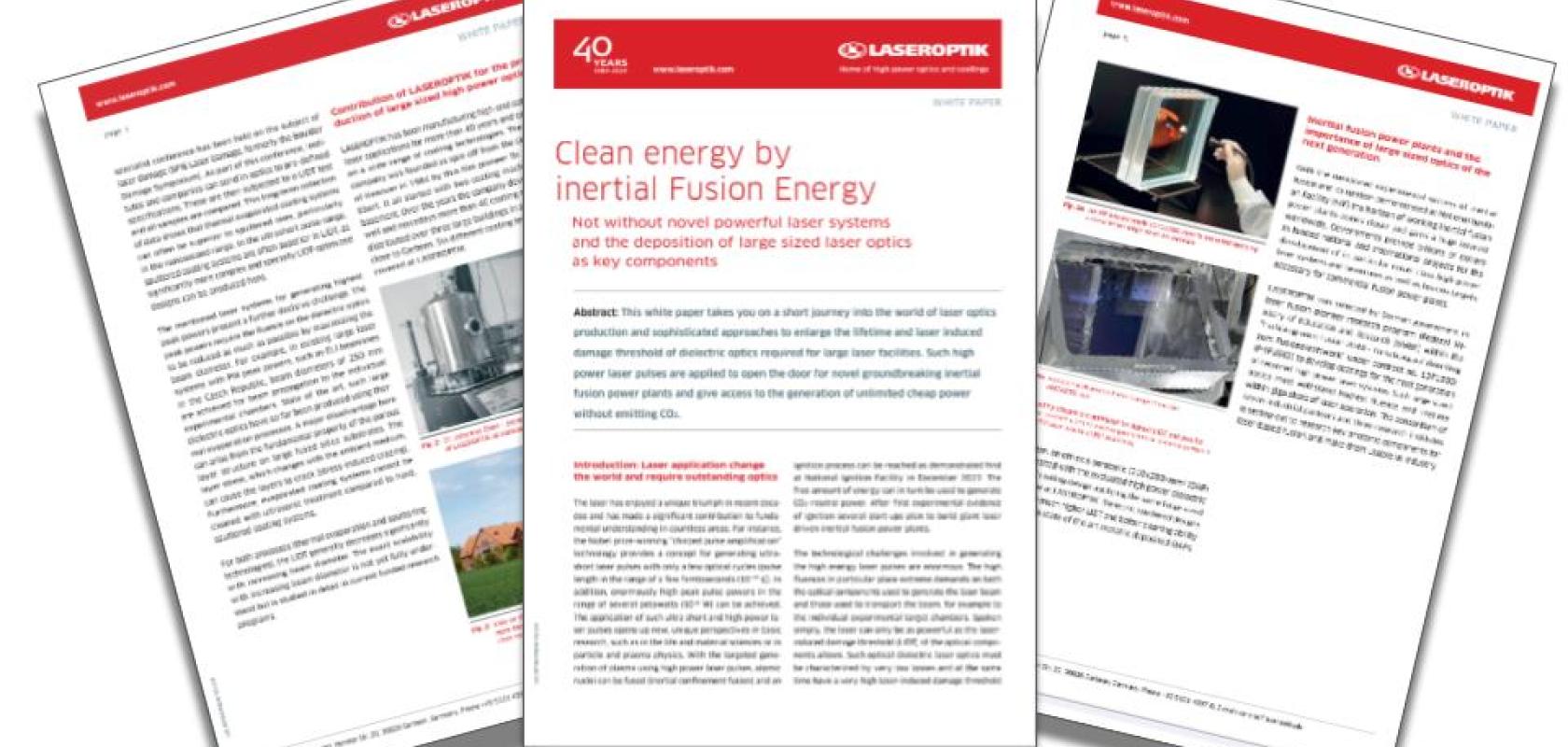 White Paper from Laseroptik White Paper from Laseroptik