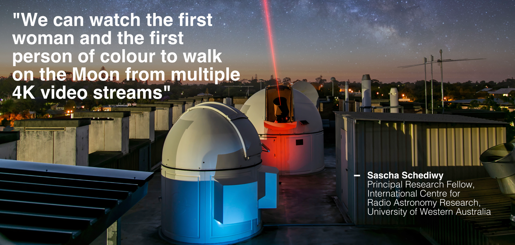 Sascha Schediwy discusses his work on laser communications between ground and space