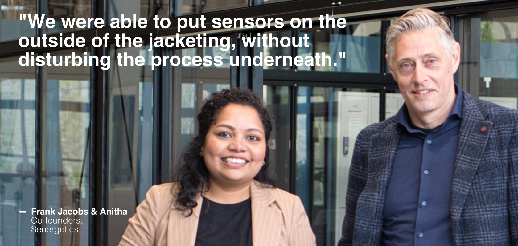 Senergetics co-founders Frank Jacobs and Anitha