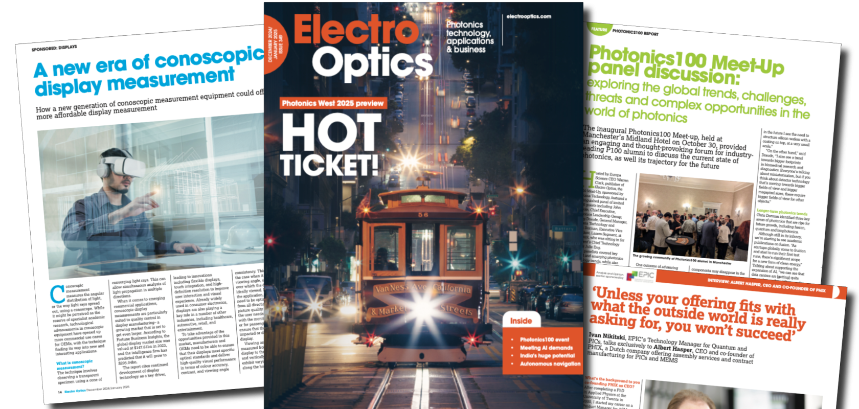 December/January 2024 issue of Electro Optics