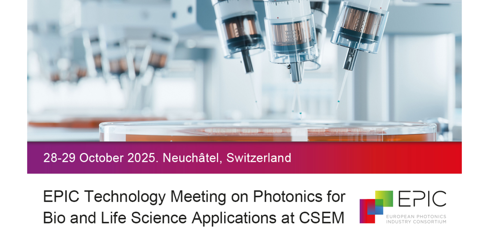 Photonics for Bio at CSEM Photonics for Bio at CSEM