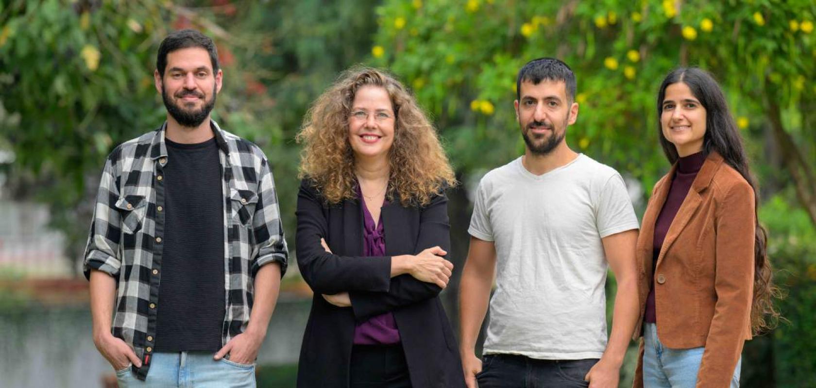 Dr. Omer Kneller, Prof. Nirit Dudovich, Chen Mor and Noa Yaffe